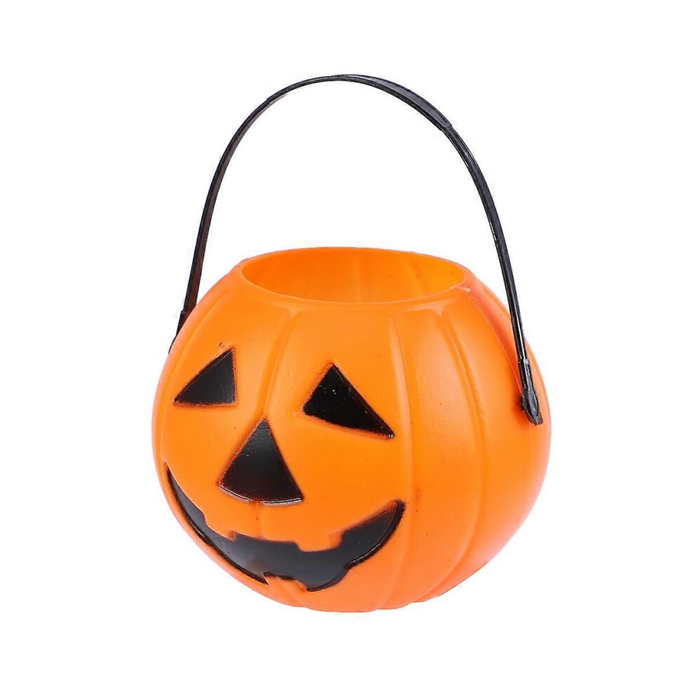 Mini seau à bonbons citrouille d'Halloween, 6 pièces, porte-bonbons portable pour enfants, fête d'Halloween