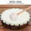 Großer Trommelschlägel Wollfleece Buche, weiß 3