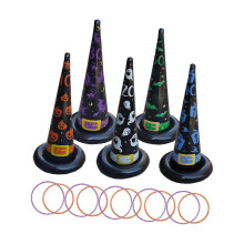 Halloween Ring Toss Carnival Game Set - 15Pcs Family Party Games for Kids Adults Halloween Festivities
