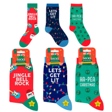Mens Christmas Socks Pack Of 3 Mens Christmas Stocking Fillers
