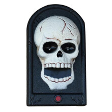 Halloween Doorbell Ornament Durable Pumpkin Button Sound Doorbell Halloween Party Haunted House Secret