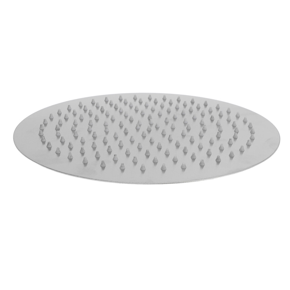 12 Inch Stainless Steel Rain Shower Head, High Pressure Round Top Sprayer 9311331642885