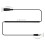 Câble RJ9 vers QD 4P4C ABS 1608-1616-9610-9630 2