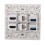 Plaque murale à 6 ports 5 Gbit/s 4K60 HDMI USB 3.0 11