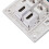 Plaque murale à 6 ports 5 Gbit/s 4K60 HDMI USB 3.0 9
