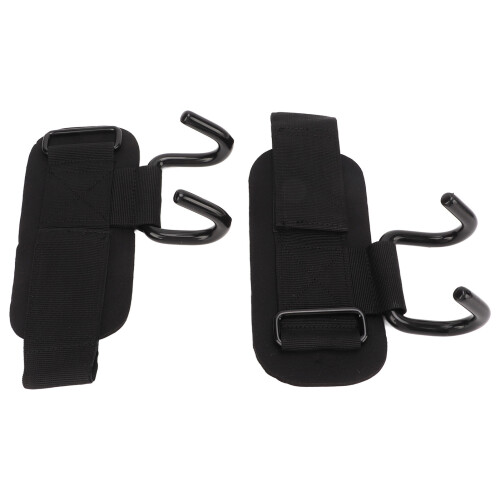 2pcs Wrist Rod Hook Straps Nylon Steel Adjustable
