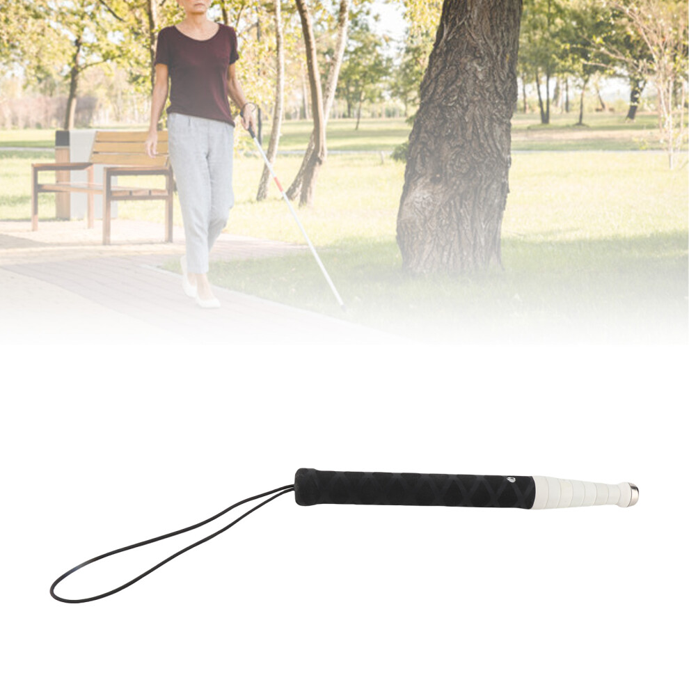 Lightweight Folding Blind Cane 7 Sections Adjustable Length Up to 128cm