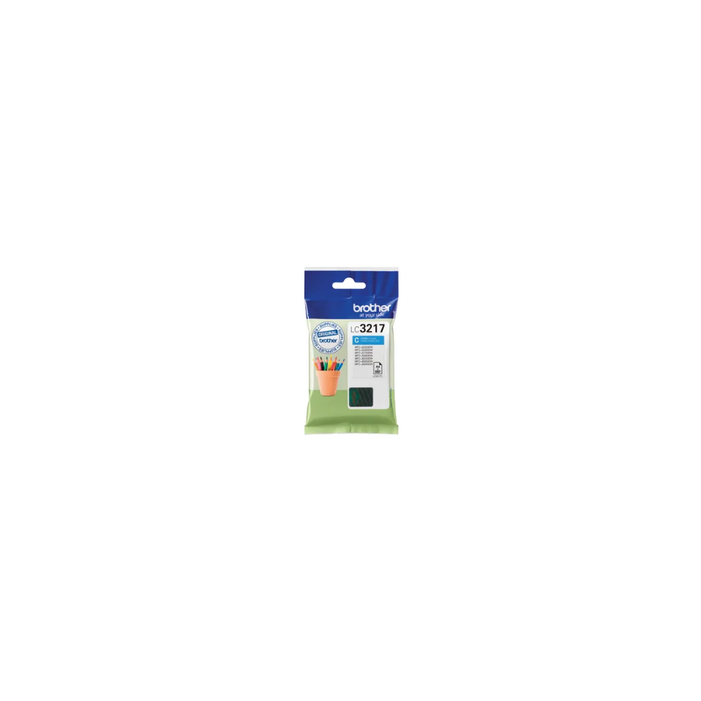 Brother Lc3217c Ink Cartridge Cyan Inkjet 550 Pages Lc3217c