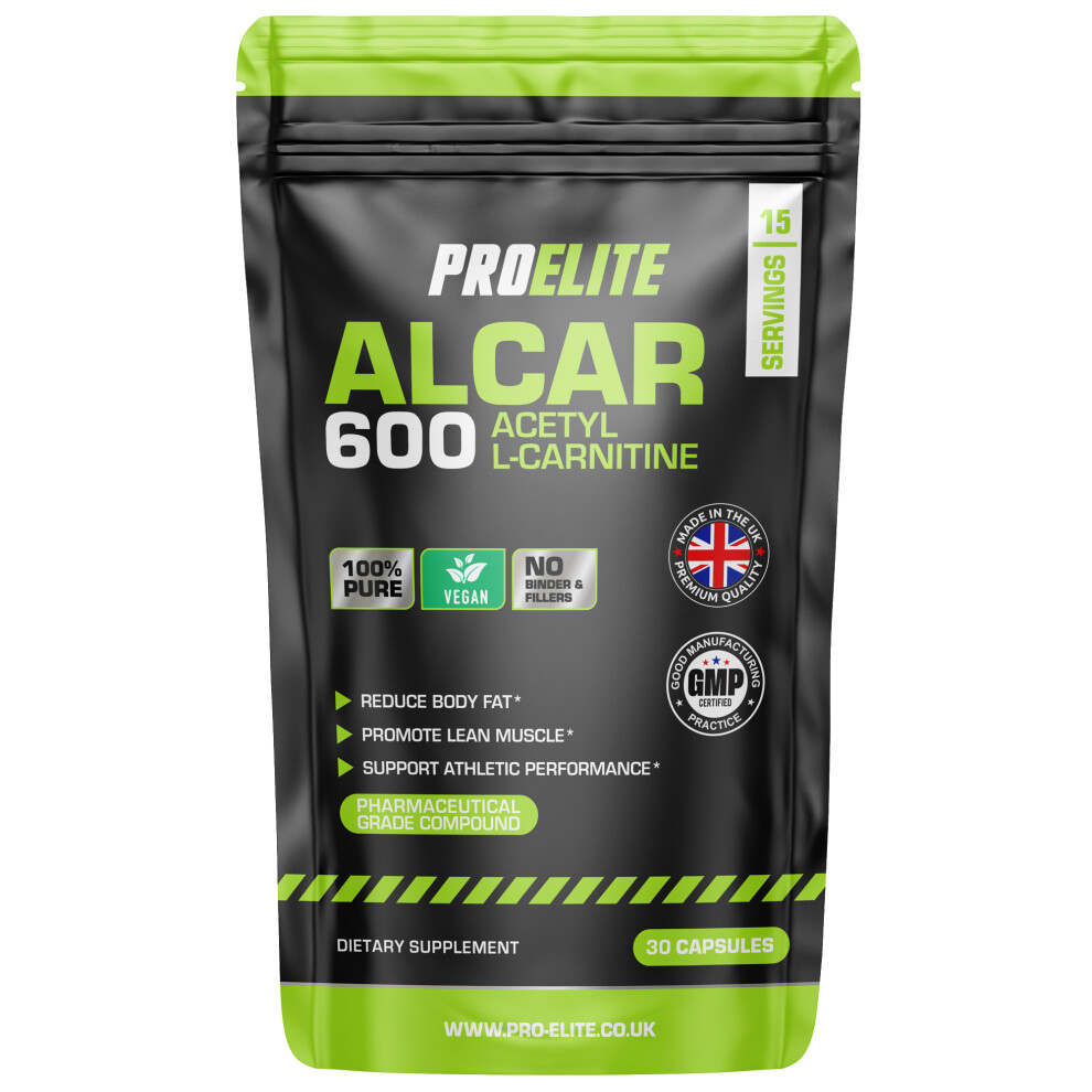 Proelite (30 Capsules) Acetyl L-Carnitine 30 Capsules Vegan Fat Burner