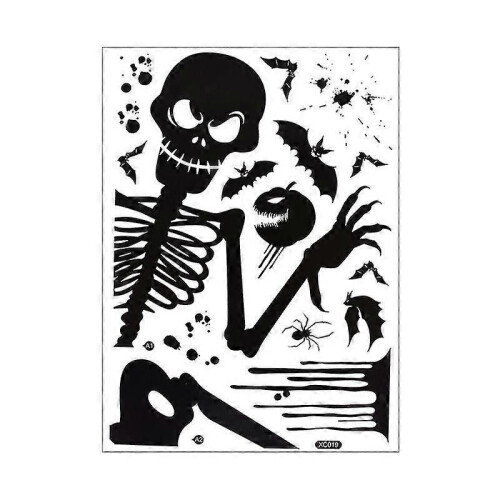 B08 1 Arkki Musta Kauhu Halloween ikkunatarrat Kurpitsa Luuranko b08-1-arkki-musta-kauhu-halloween-ikkunatarrat-kurpitsa-luuranko