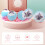 4pcs Aromatherapy Bubble Bath Balls with Freesia Scent, Dried Flower 6