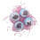 4pcs Aromatherapy Bubble Bath Balls with Freesia Scent, Dried Flower 12