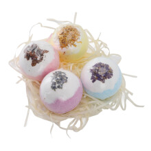 4 Stück Bubble Shower Ball - Milde Feuchtigkeitspflege Spa