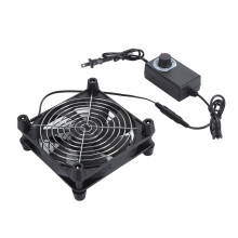 140mm Gehäuselüfter 12V 0.45A verstellbar leise schwarz