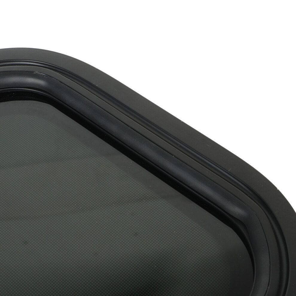 900X300mm Camper Sliding Window Tempered Black 7293282193093