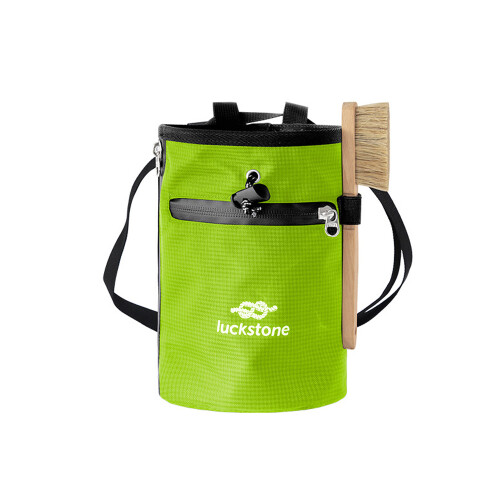 Bouldering Chalk Bag with 3 Elastic Brush Holders and Secure Fit 2