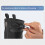 Bouldering Chalk Bag with 3 Elastic Brush Holders and Secure Fit 7