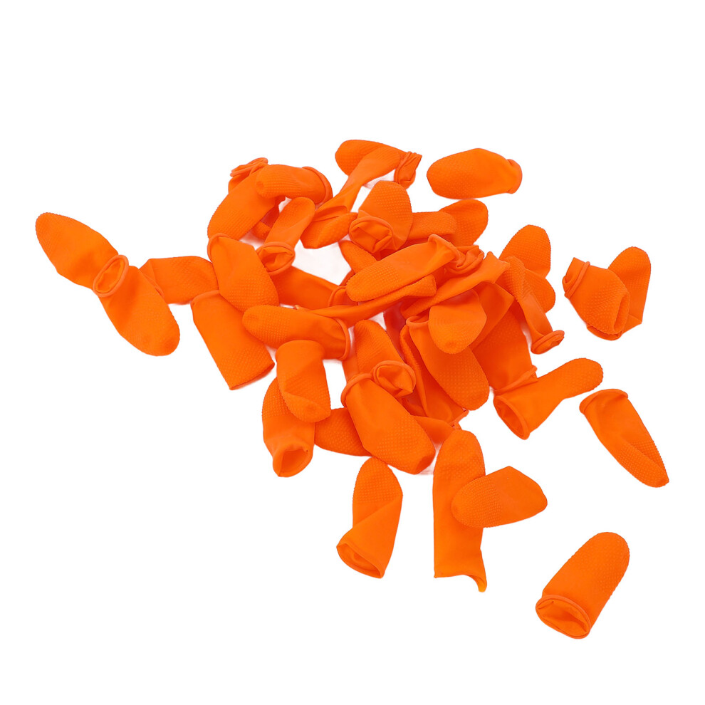 Bulk 100 Latex Finger Cots Large Size Disposable Non Static Non Slip Protective 5011331657226