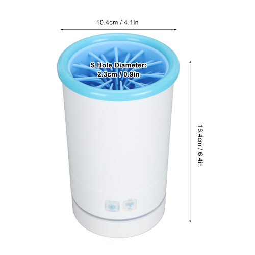 Automatic USB Dog Paw Washer, 2000mAh, White/Blue, 16.4cm 1