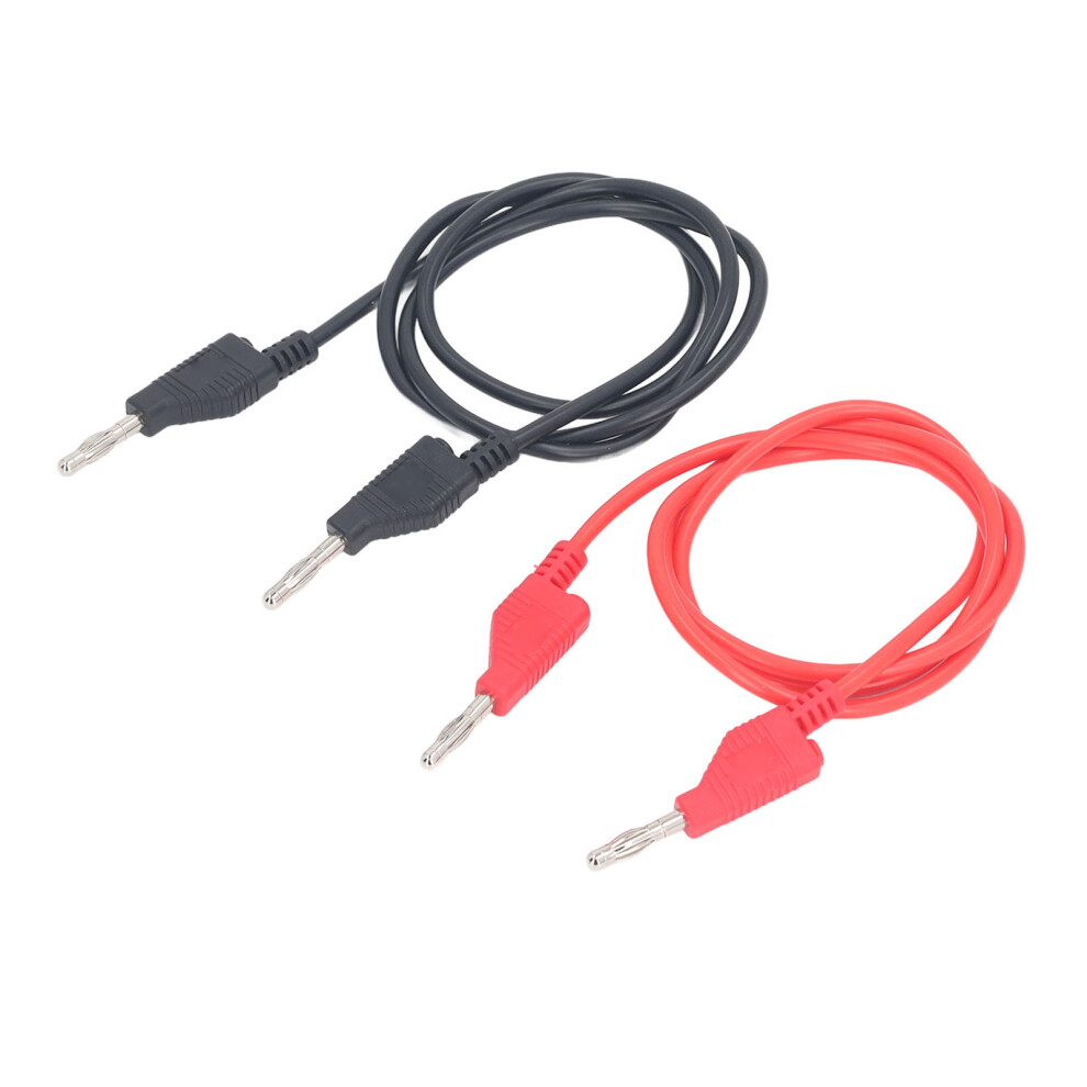 Soft 4Mm Banana Plug Test Leads Stackable Electrical Jumper Wires 1M Length 5091331658201