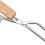 Kaminzange aus Edelstahl 42 cm Buchegriff 10