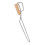 Kaminzange aus Edelstahl 42 cm Buchegriff 11