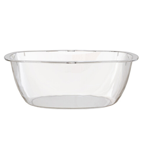 Transparent Plastic Wash Basin L – Multipurpose Face & Laundry Dish 2