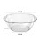 Clear Plastic Multifunctional Wash Basin - M Size, 10L, Transparent 2