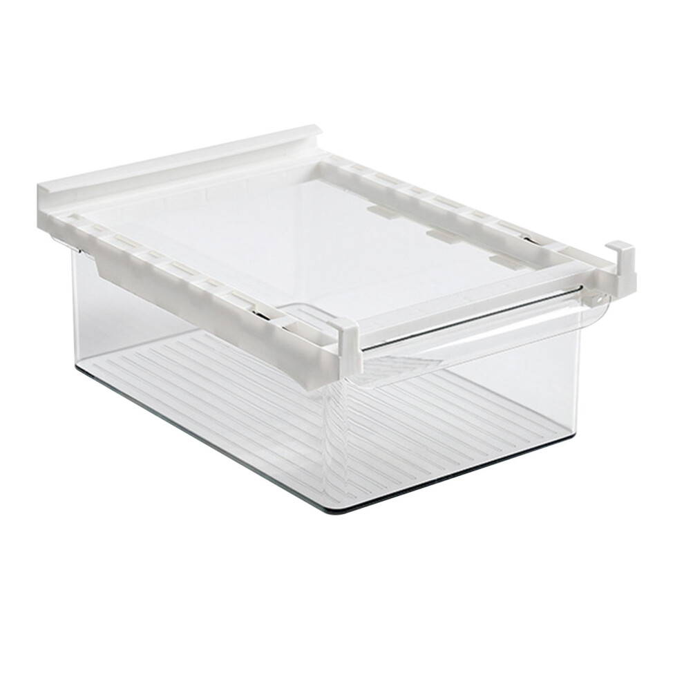 Refrigerator Drawer Organizer PET, 33.5x23x13.5cm, Clear Storage Bin-image-OPC-PJB25QF-NEW