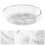 Transparent Round Kitchen Rotating Storage Tray for Spices, 1000g 12