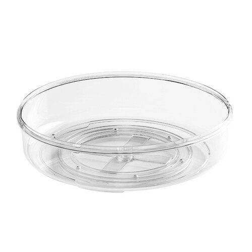 Transparent Round Kitchen Rotating Storage Tray for Spices, 1000g 2