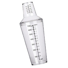 Shaker-Becher mit Skala 700ml PC kälte- und hitzebeständig