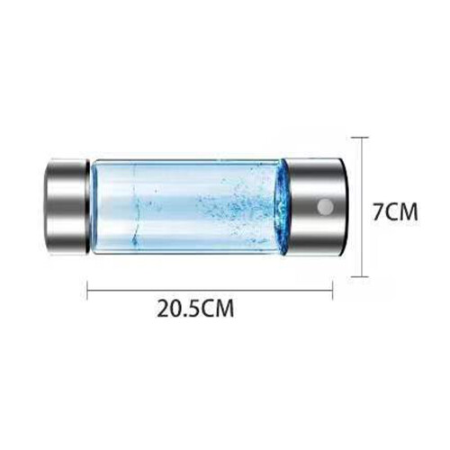 420ml USB Rechargeable Silver Hydrogen Water Maker Bottle 1
