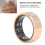 Smart Ring Gold 18 mAh 54,0 g Schlaf-Tracker BT 6