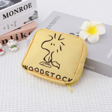 (Yellow Bird) Small Themed Snoopy Organizer With Oxford Cloth For Makeup And Small Accessories