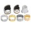 7Pcs Sewing Thimble Ring Brass Finger Protection 5