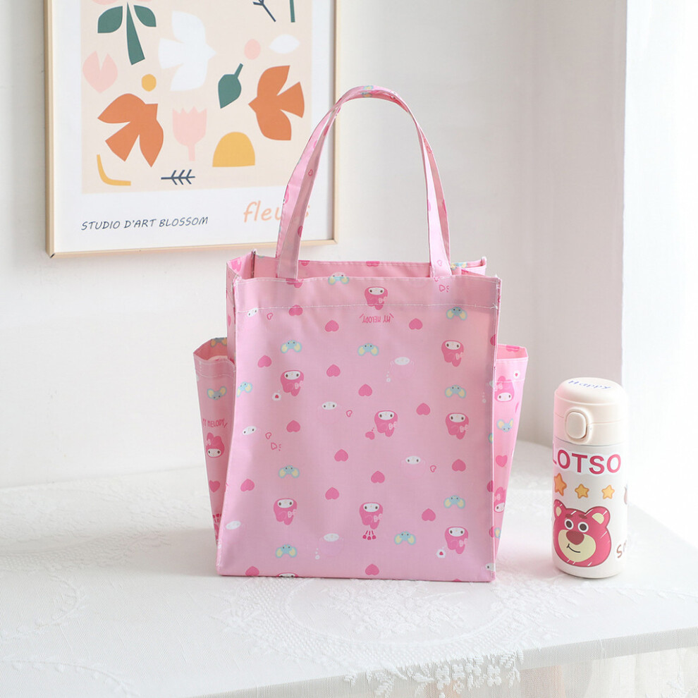 (StyleB) Melody Cartoon Kurumi Portable Lunch Bag With Side Pocket For And Home School-image-OPC-PJB2CP7-NEW