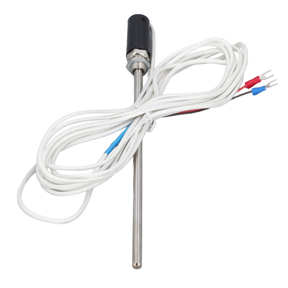 Stainless Steel K Type Temperature Sensor Probe, 4m Extension Cable