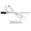 Sonde en acier inoxydable de type K 8 mm 50 cm câble de 4 m 2