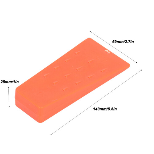 Fällkeil 5,5-Zoll stoßfestes ABS orange 1