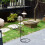 1,2 m schwarzes Schmiedeeisen-Gartenhaken 5