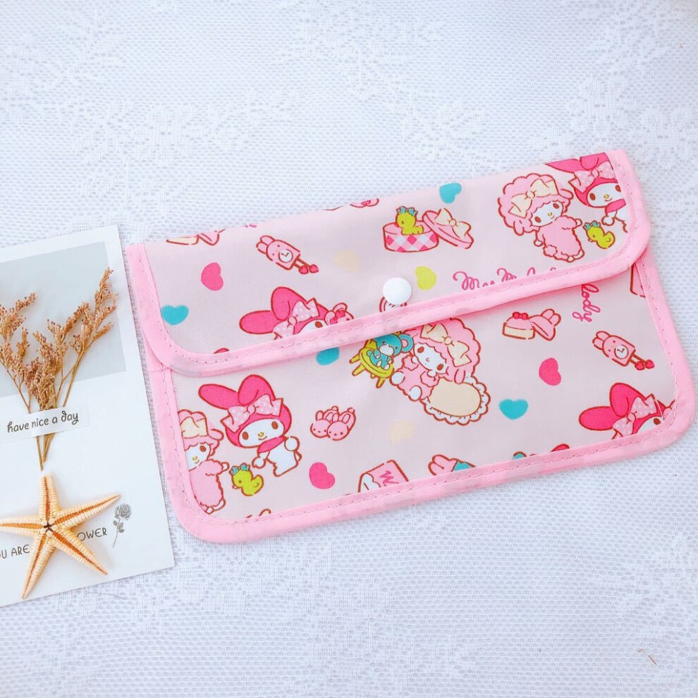 (Style 35) Crayon Hello Kitty Shin Chan Cute Bag Organizer Dustproof Clip School Travel-image-OPC-PJB2HNT-NEW