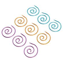 Circular Spiral Cable Needles 9Pcs - Perfect for Sweaters & Shawls
