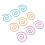 Circular Spiral Cable Needles 9Pcs - Perfect for Sweaters & Shawls 16