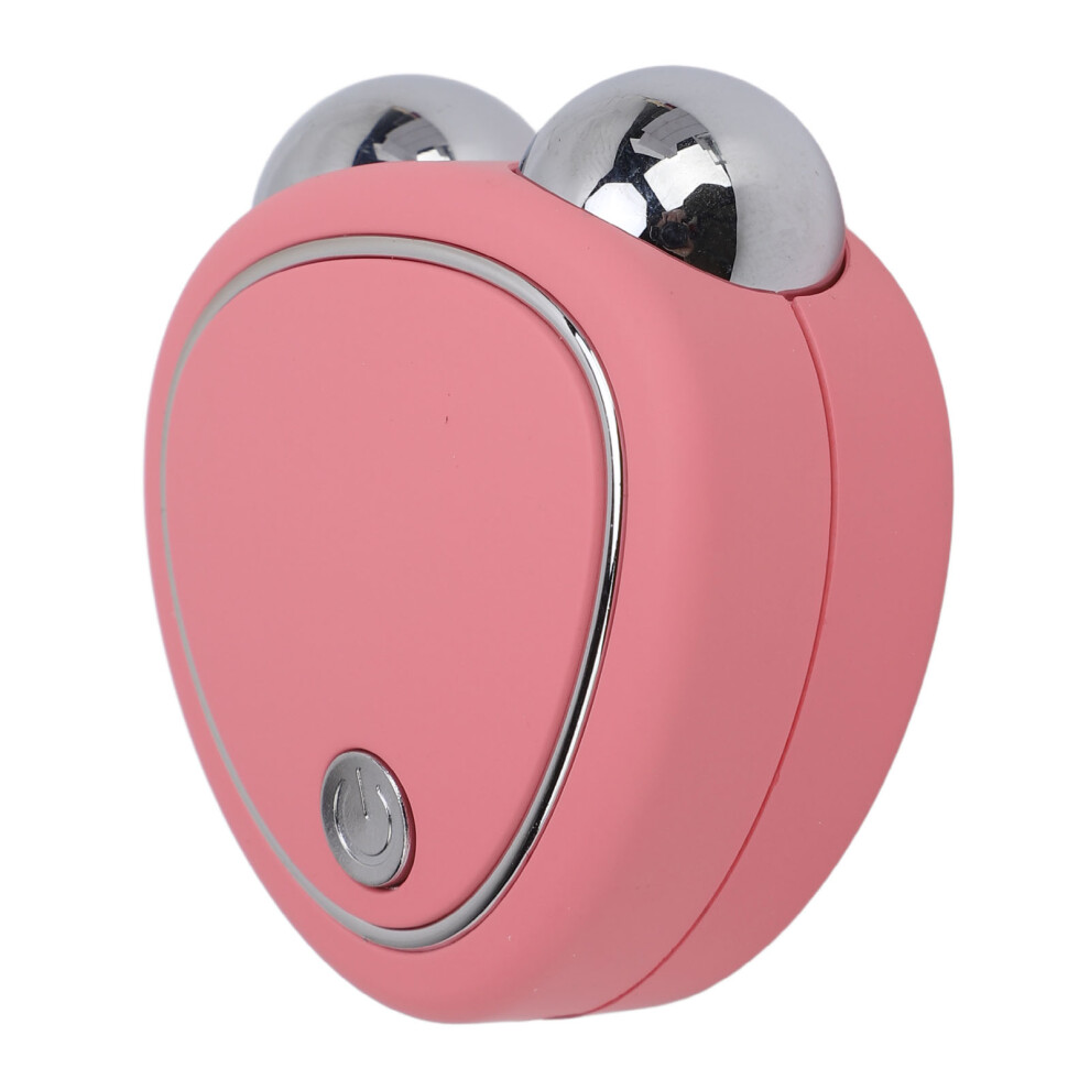 Pink Microcurrent Facial Massager Â Rechargeable, Skin Tightening, Abs