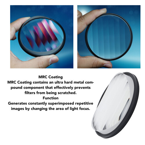 77mm Linear-Glasprismenfilter - MRC-Beschichtung 2