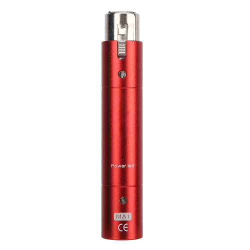 Red 28dB Gain Inline Mic Preamp for Live Streaming & Recording 1