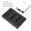 NB 11L Chargeur LCD USB-C à 2 emplacements 4,2 V 600 mA 4
