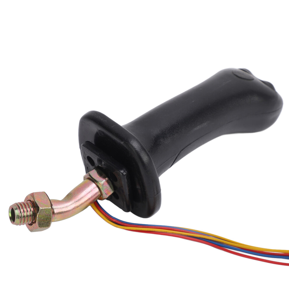2Pcs Excavator Joystick Handles 3 Buttons For Doosan Dx150 225 370-9C Black 4661331682592
