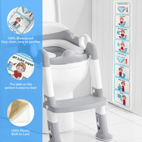 Easy-to-Clean Visual Potty Schedule for Children and Adults 2